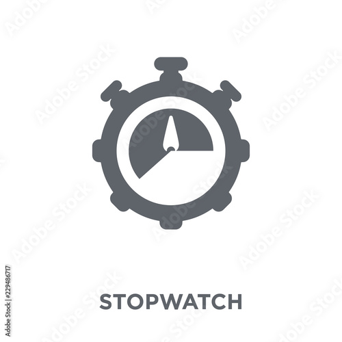 Stopwatch icon from Time managemnet collection. photo