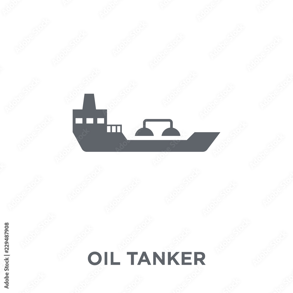Oil tanker icon from  collection.