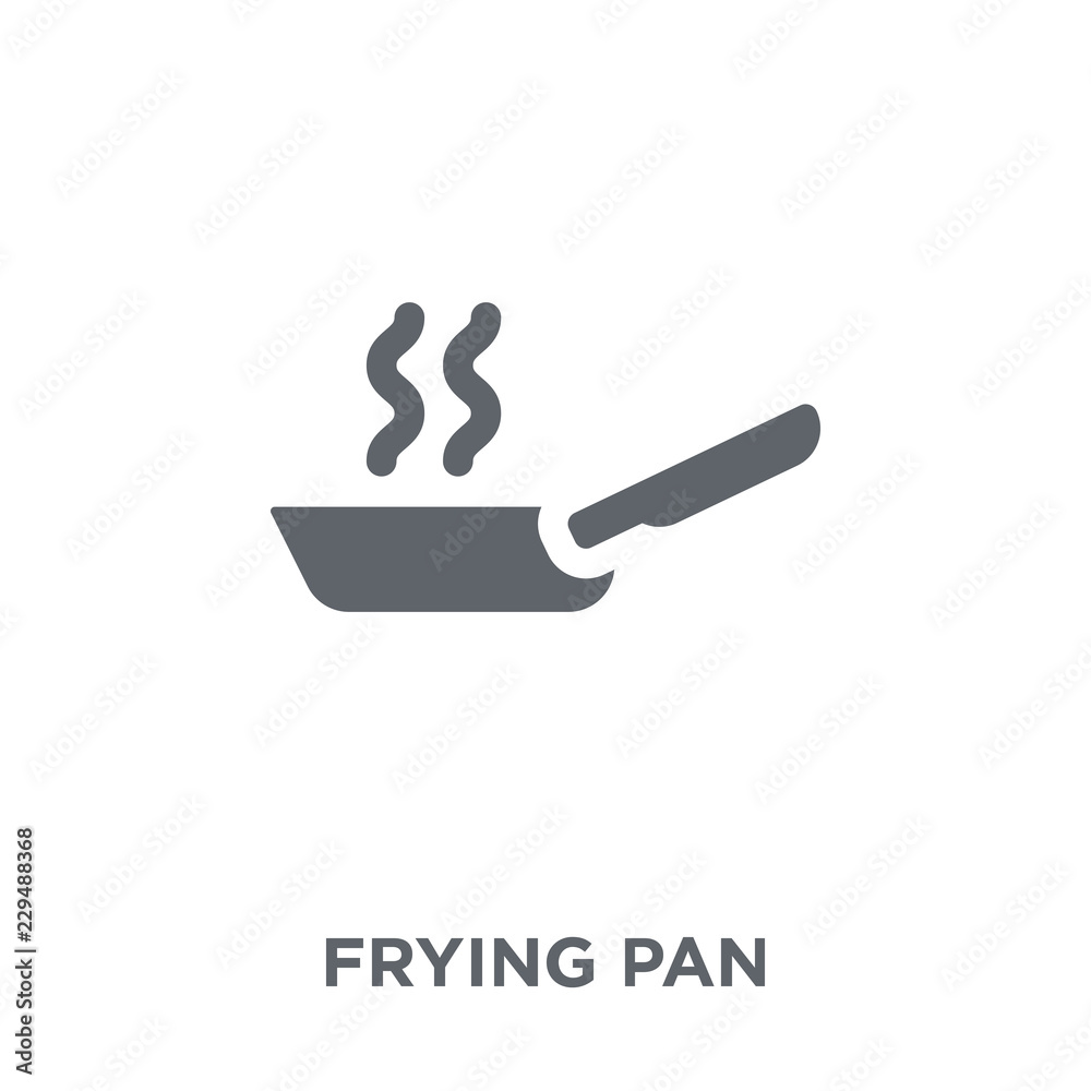 Frying pan icon from collection. Frying pan icon from collection.