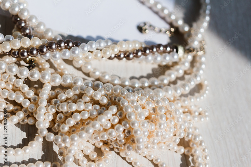 shiny strands of pearls shiny strands of pearls