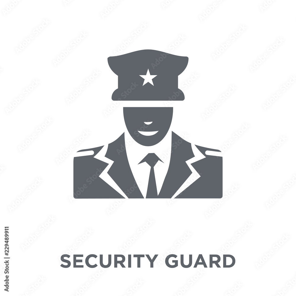Security guard icon from Museum collection. Security guard icon from Museum collection.