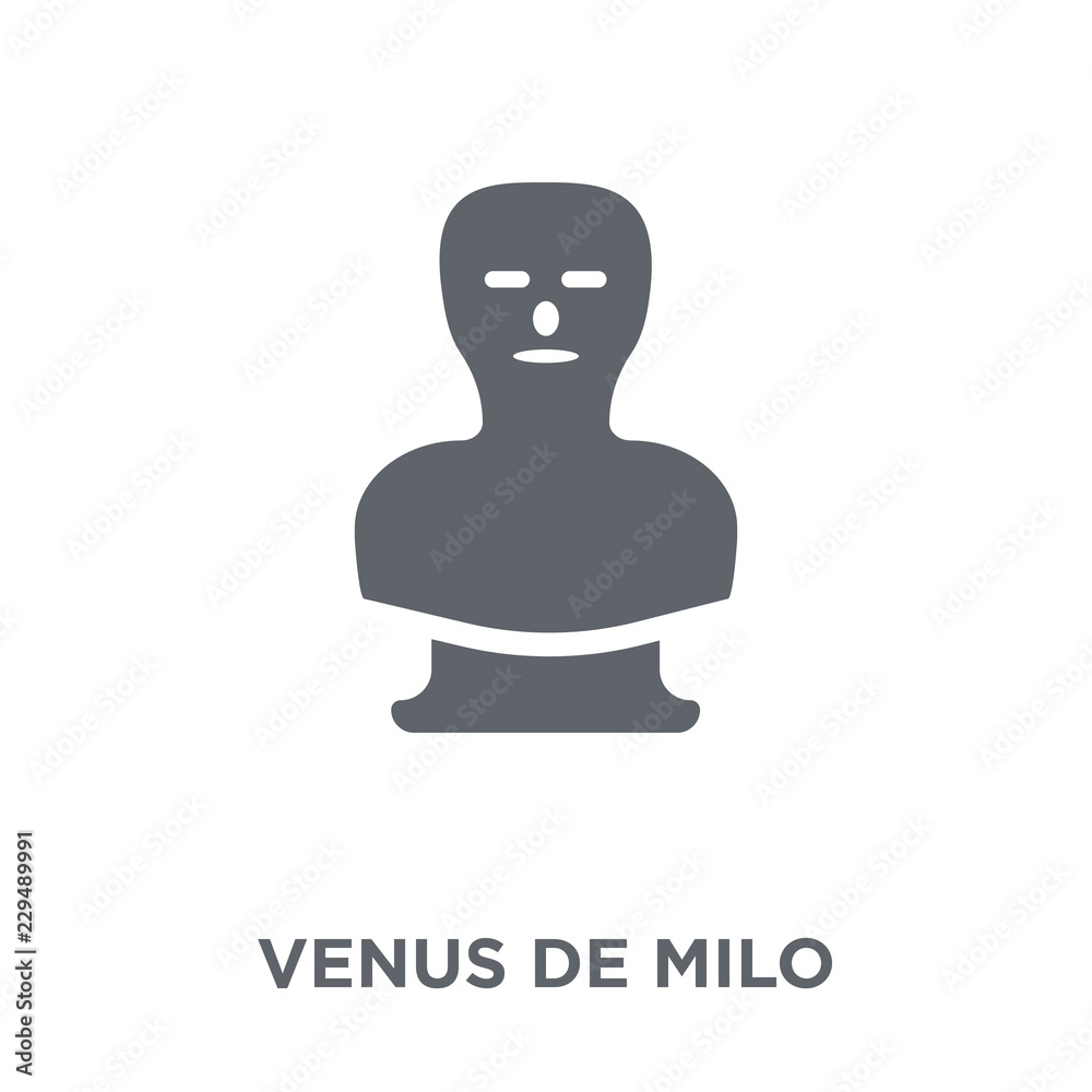 Venus de milo icon from collection. Venus de milo icon from collection.