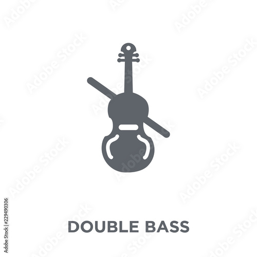 Double bass icon from Music collection.