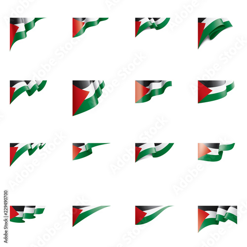 Free Download Palestine flag, vector illustration on a white background - GFXLoad