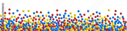 Round glossy buttons, game bubbles or sweet candies background