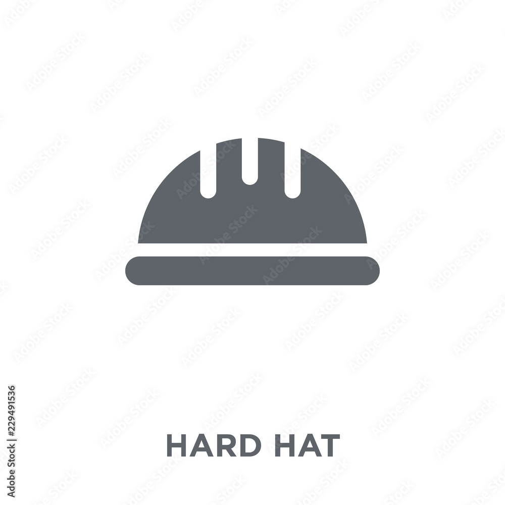 Fototapeta premium Hard hat icon from Productivity collection.