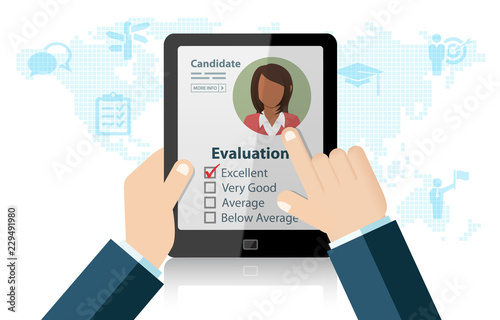 Wallpaper Mural Human Resources Recruitment And Hiring Right Candidate Evaluation Finding Professional Staff Job Search Career Business Internet Technology Concept  Torontodigital.ca