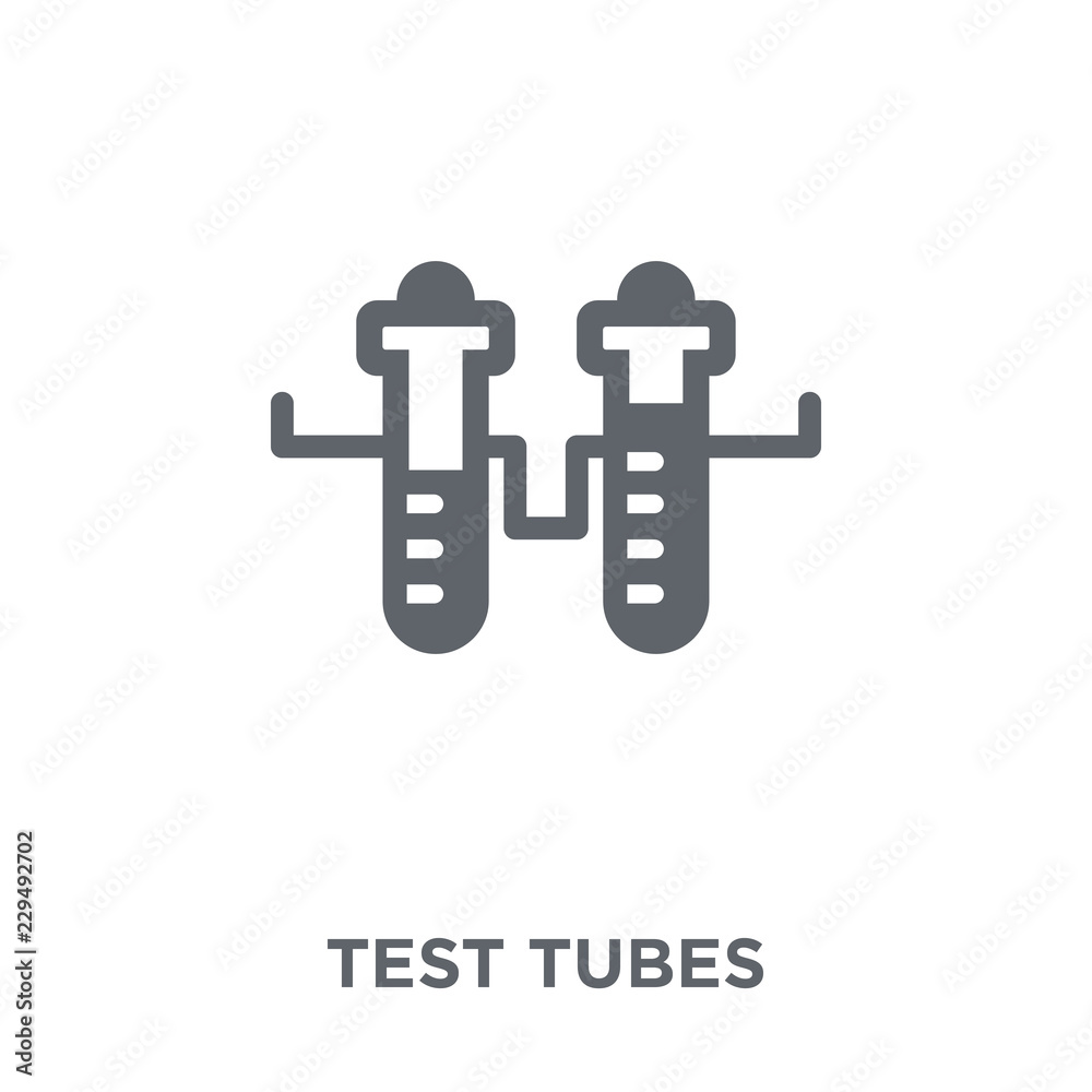 Test tubes icon from collection. Test tubes icon from collection.