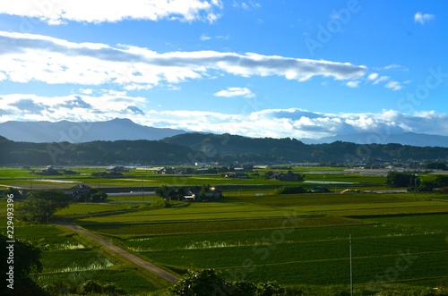 昔ながらの農村風景