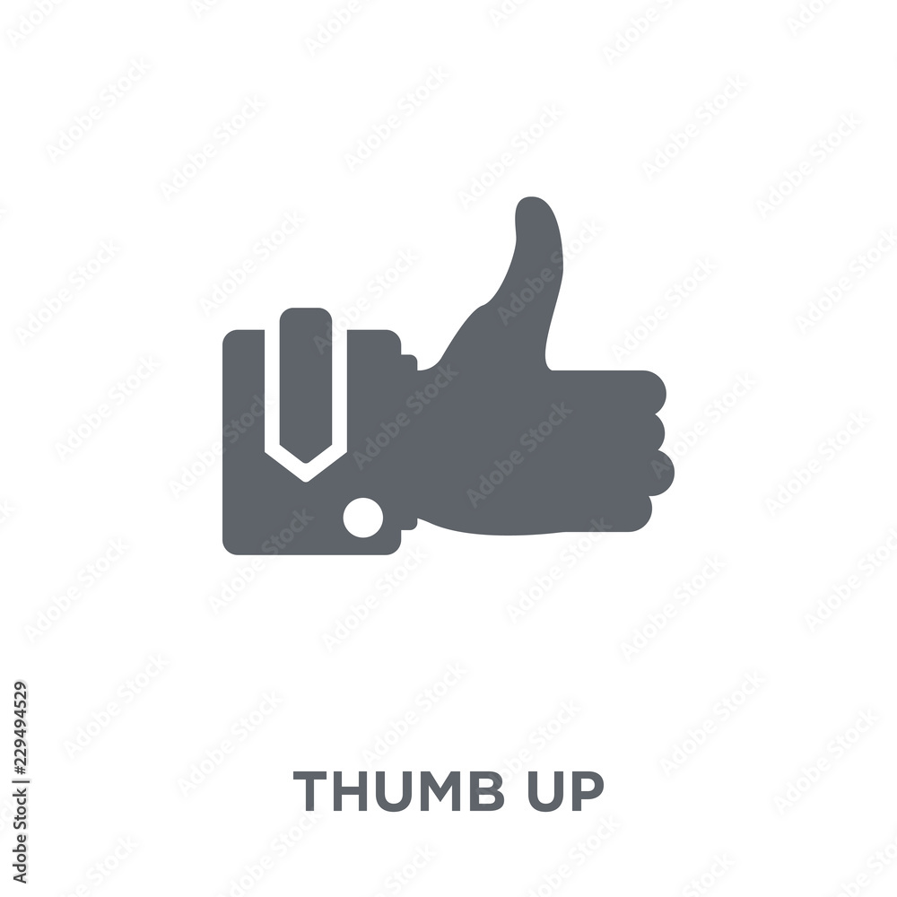 Obraz premium Thumb up icon from collection.