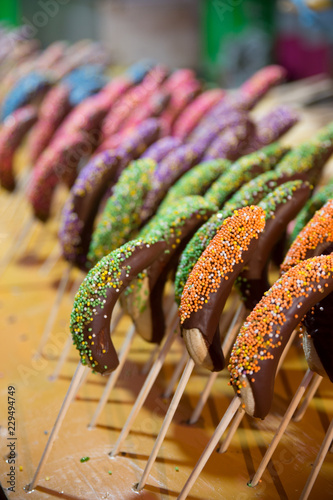 sweet chocolate banana