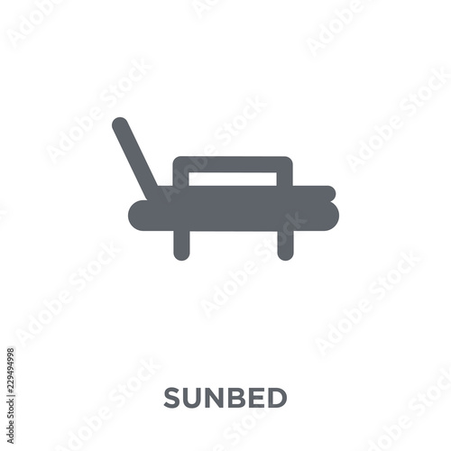 Sunbed icon from collection.