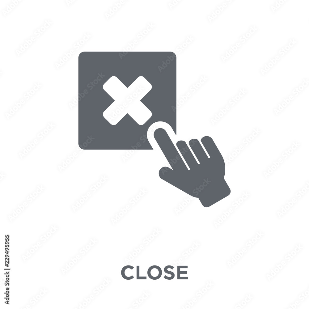 Obraz premium Close icon from Webnavigation collection.