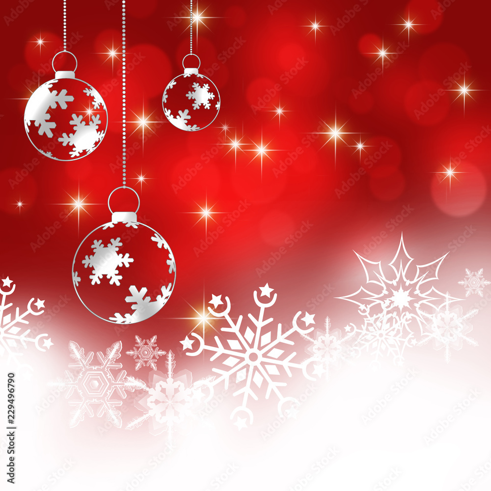 クリスマス ツリー 雪の結晶 クリスマス背景 クリスマスツリー Stock Illustration Adobe Stock