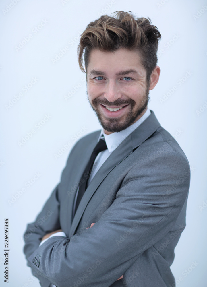 Portrait of a handsome man, isolated over a white background Portrait of a handsome man, isolated over a white background