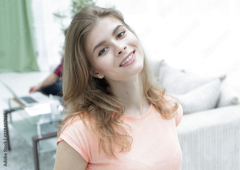 successful student girls on the background of classmates successful student girls on the background of classmates