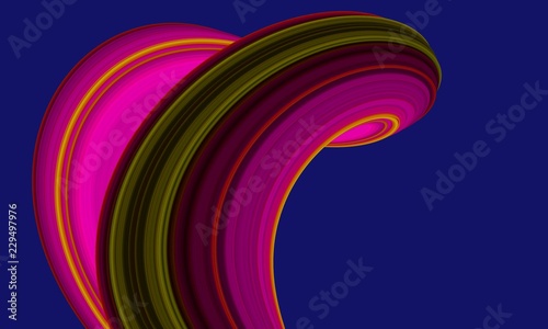 Twisted abstract striped sh...