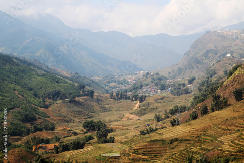 Sapa valley landscape, Vietnam © nastyakamysheva