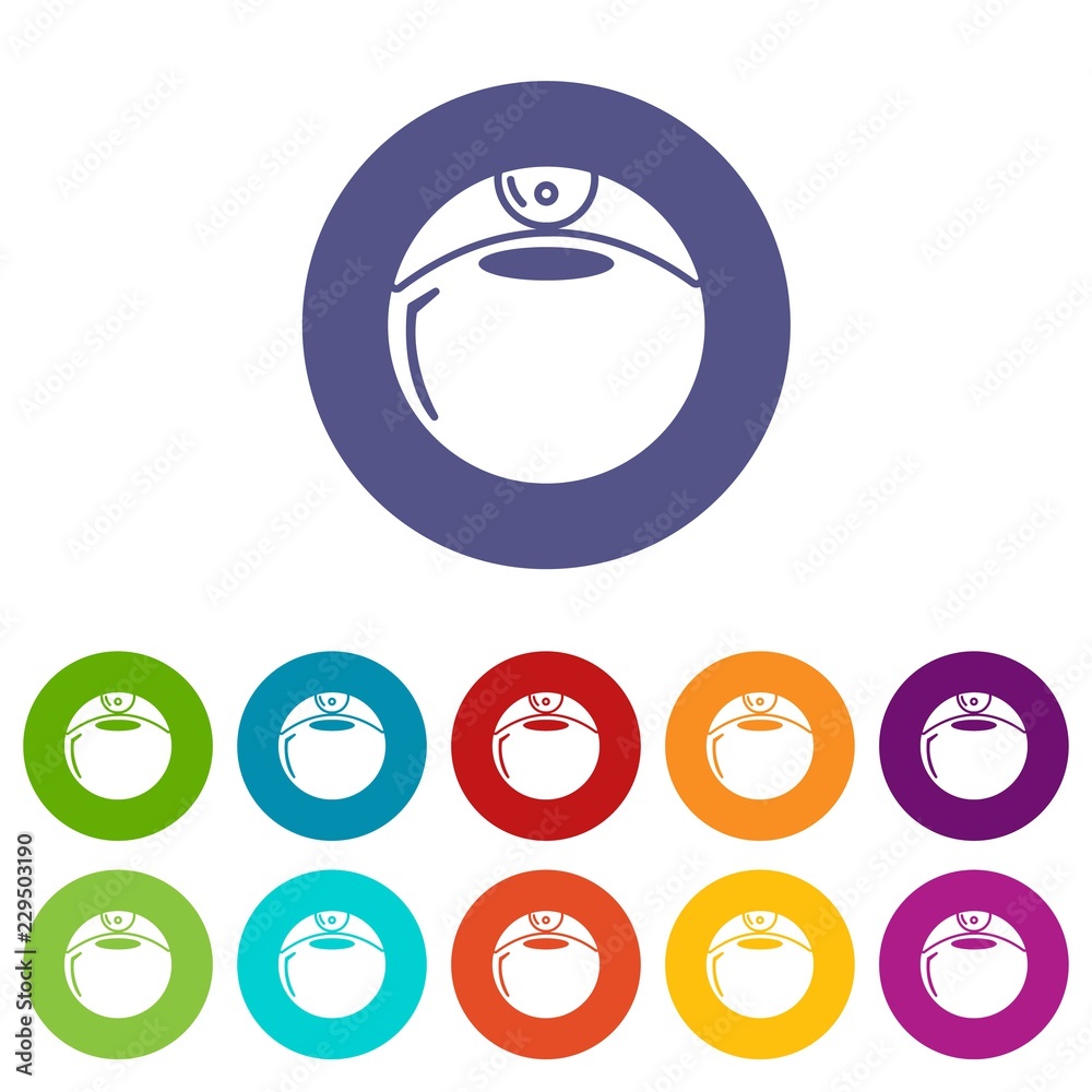Perfume bottle round icon. Simple illustration of perfume bottle round vector icon for web Perfume bottle round icon. Simple illustration of perfume bottle round vector icon for web