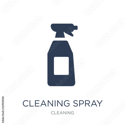 Cleaning spray icon. Trendy flat vector Cleaning spray icon on white background from Cleaning collection