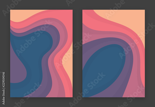 Trendy fluid design geometric background for party, banner, cover, print, promotion, greeting, ad, web page, header, landing, social media. A4 format size. Vector illustration
