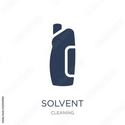 Solvent icon. Trendy flat vector Solvent icon on white background from Cleaning collection