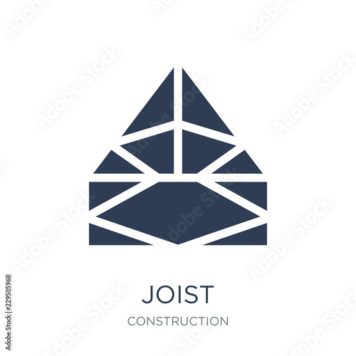 Joist icon. Trendy flat vector Joist icon on white background from Construction collection
