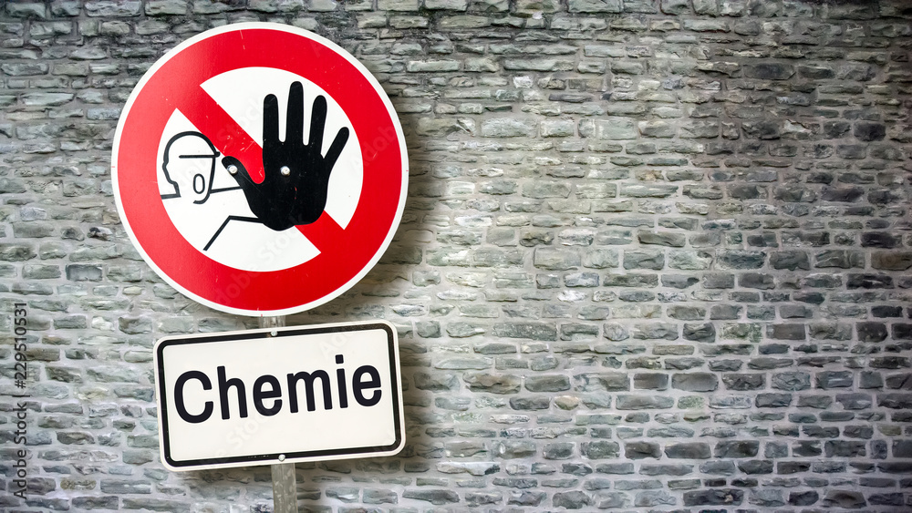Schild 389 - Chemie Schild 389 - Chemie