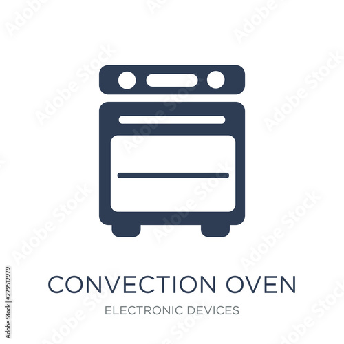 convection oven icon. Trendy flat vector convection oven icon on
