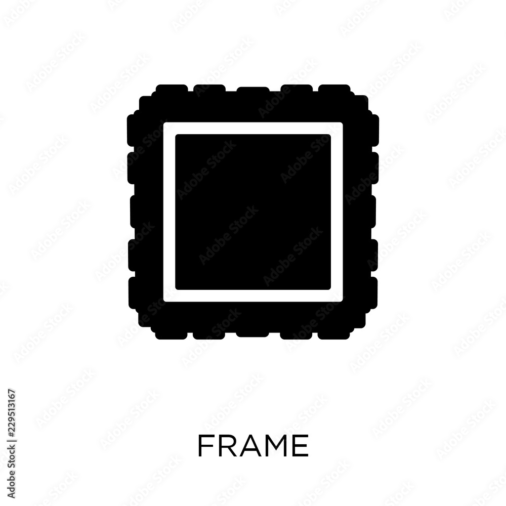 Frame icon. Frame symbol design from Museum collection. Frame icon. Frame symbol design from Museum collection.