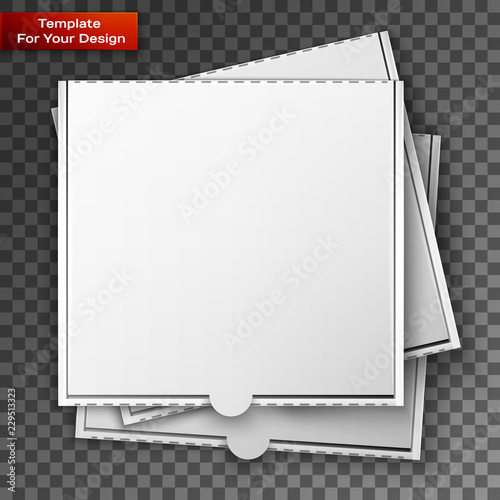 Cardboard pizza box for your design