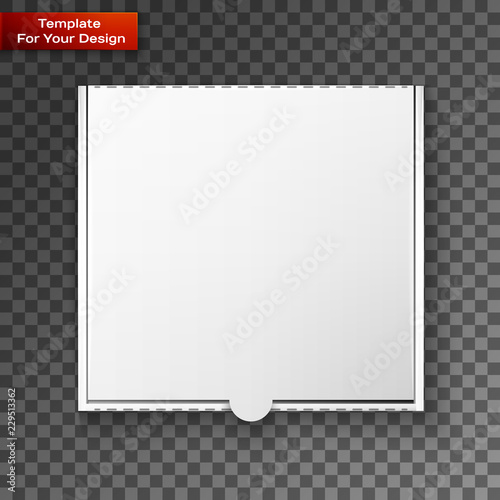 Cardboard pizza box for your design