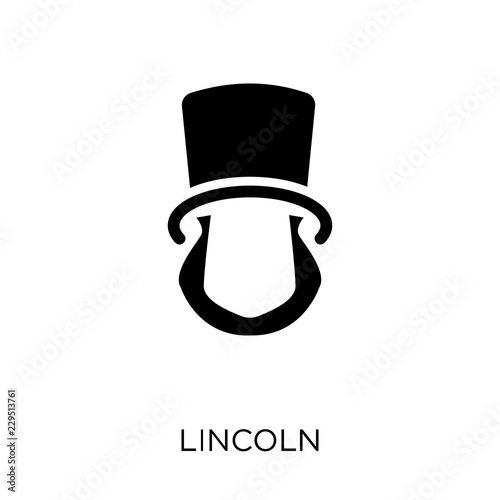 Lincoln icon. Lincoln symbol design from United states of america collection.