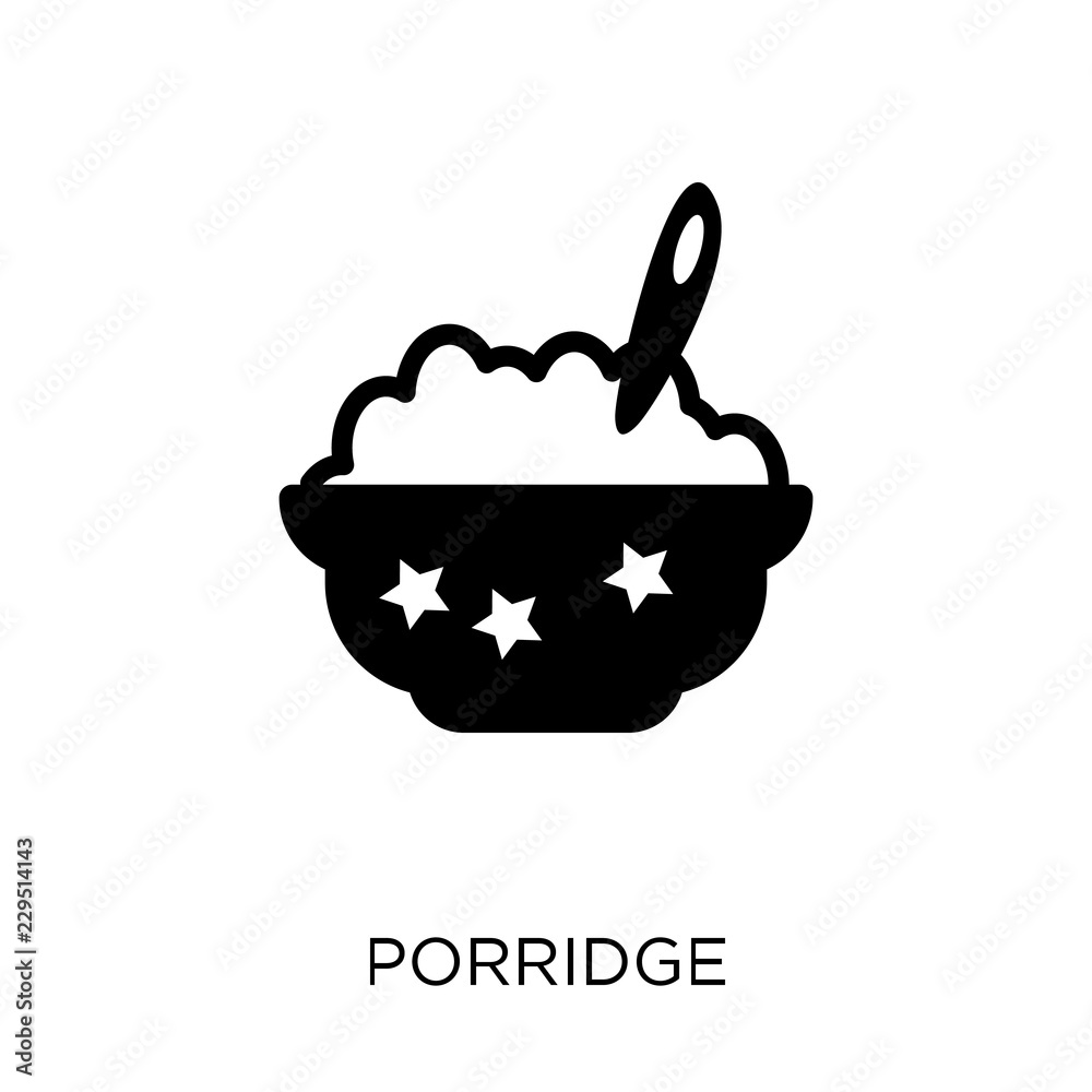 Porridge icon. Porridge symbol design from United states of america collection. Porridge icon. Porridge symbol design from United states of america collection.