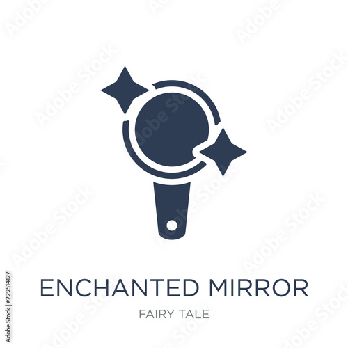 Wall Mural Enchanted mirror icon