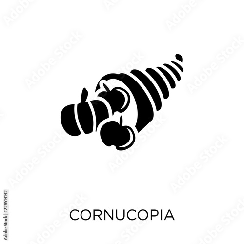 Cornucopia icon. Cornucopia symbol design from United states of america collection.