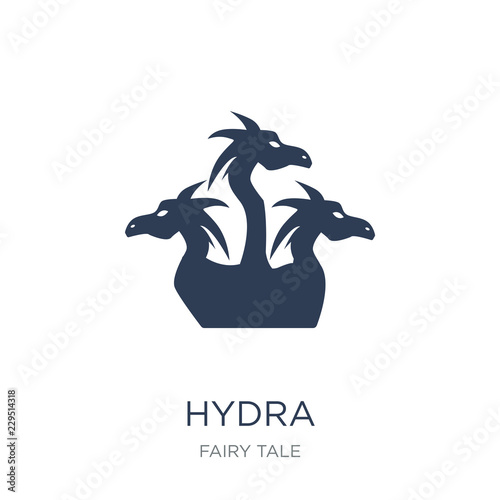 Hydra icon. Trendy flat vector Hydra icon on white background from Fairy Tale collection