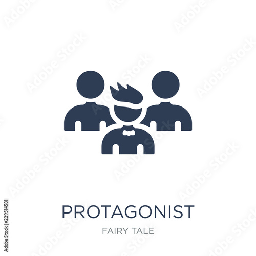 Canvas Print protagonist icon