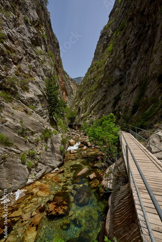 The Sapadere canyon in the Taurus mountains  Alanya  Turkey