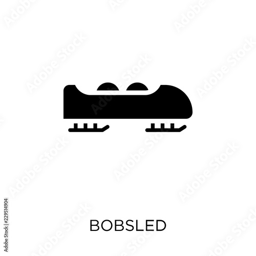 Bobsled icon. Bobsled symbol design from Winter collection.