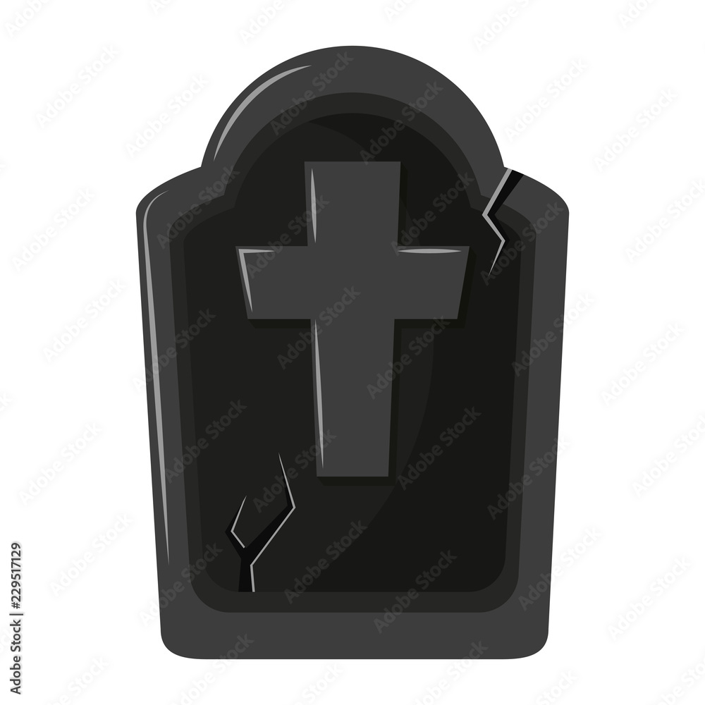 Fototapeta premium Halloween scary cartoon