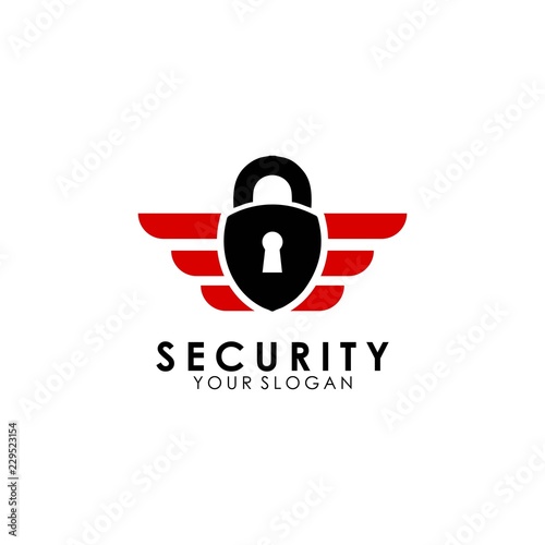 padlock logo template