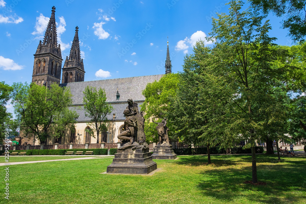 Die St.Peter und St.Paul Kirche in Vysehrad/Prag