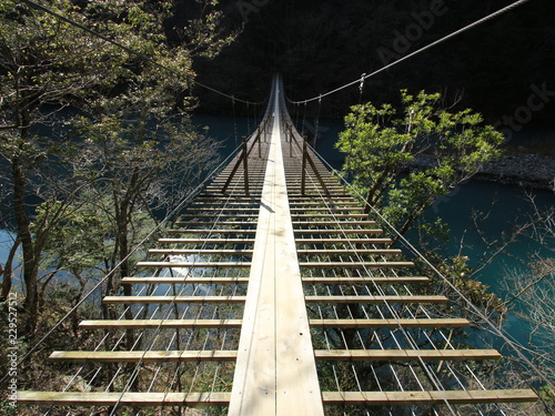 夢の吊橋（寸又峡）　静岡県　日本