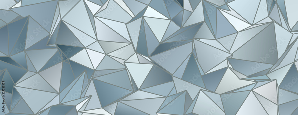 Obraz premium Triangular 3d, modern background