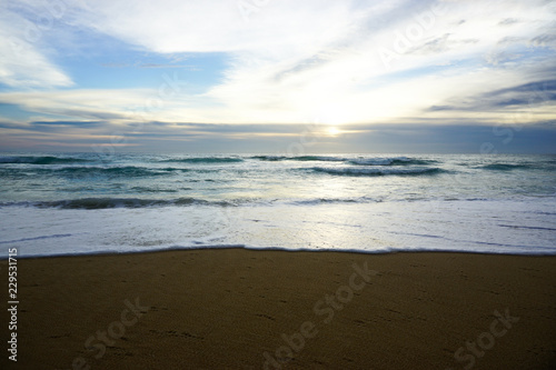 Fototapeta Naklejka Na Ścianę i Meble -  sunset on beach