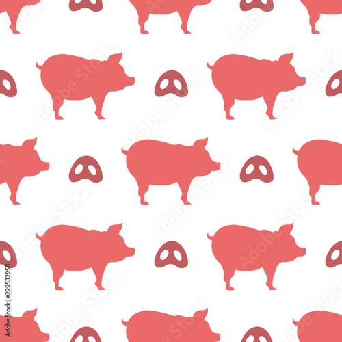 Pig icon seamless