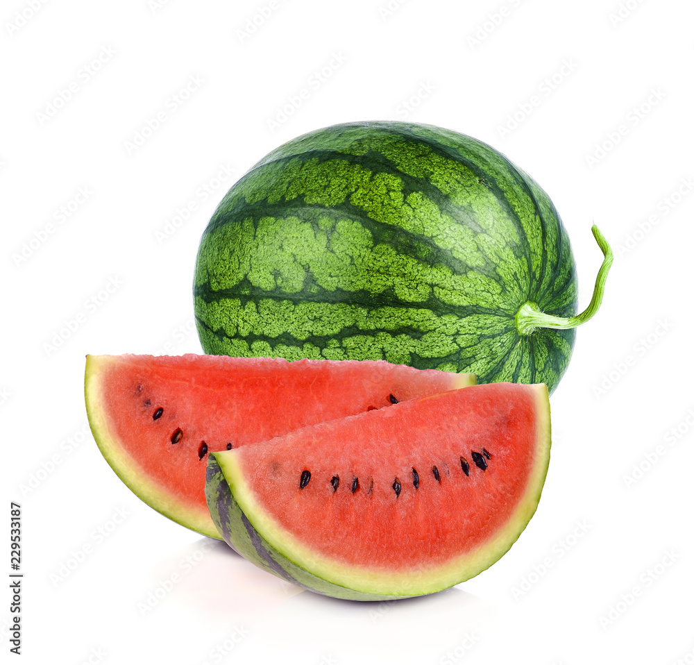 water melon isolated on white background water melon isolated on white background