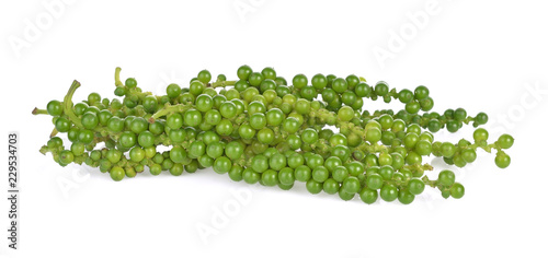 fresh peppers on white background