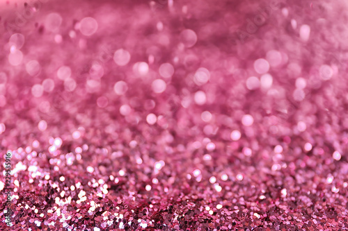 Shiny pink sequins, closeup